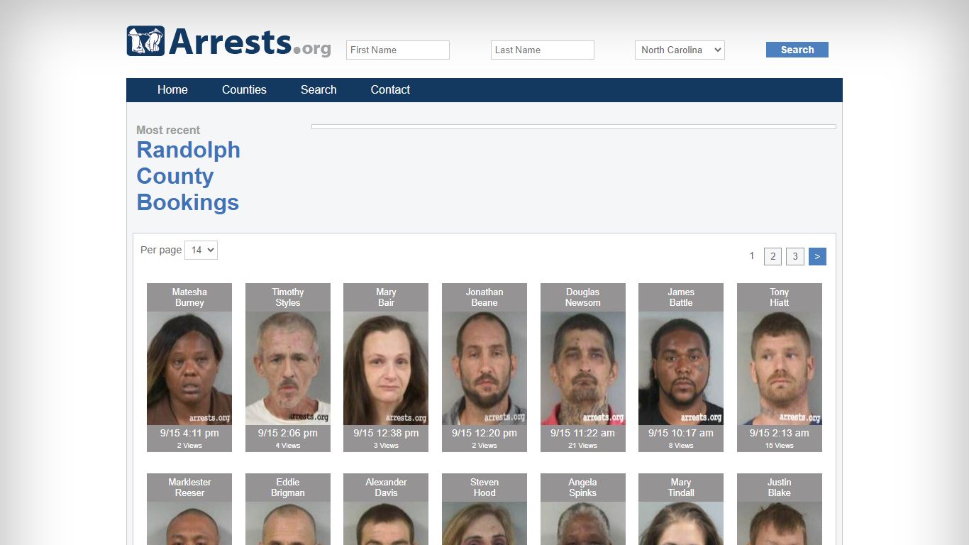 Randolph County Arrests and Inmate Search